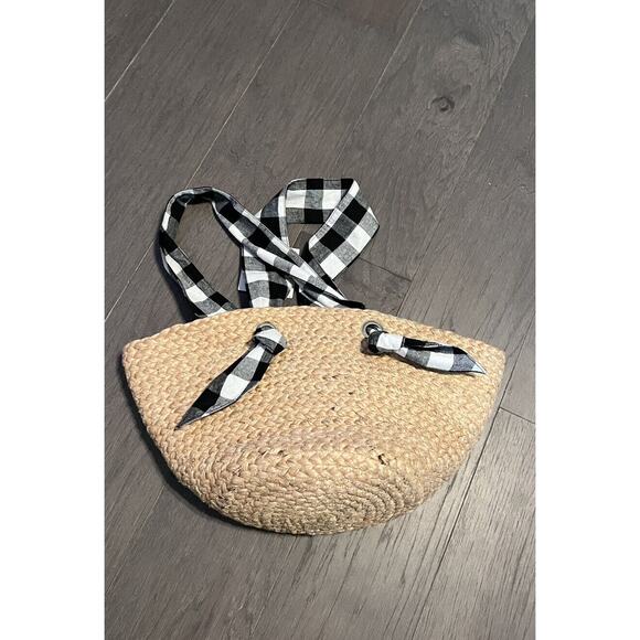 SHIRALEAH NWT ESME TOTE NATURAL JUTE- L 19”x H 8” Beach Bag Summer Spring - Picture 1 of 6